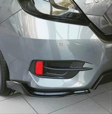 CIVIC FC5 2016-2020 IÇIN UYUMLU ARKA ÇIKINTILI FLAP PIANO BLACK
